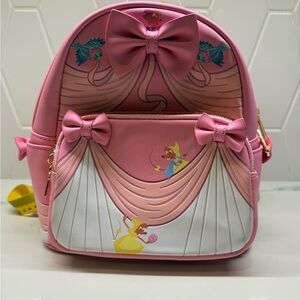 Loungefly Cinderella Pink Dress Mini Backpack